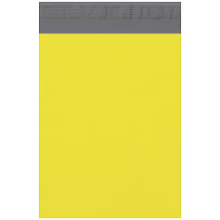 Partners Brand Poly Mailers, 10" x 13", Yellow, PK100 CPM1013Y